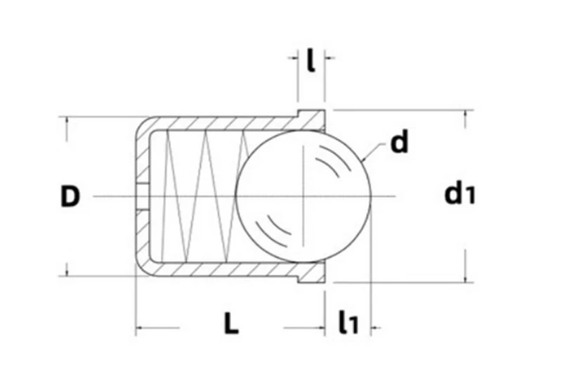 Press fit spring plunger 1