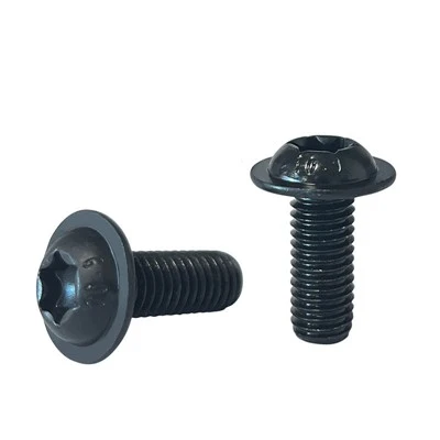 Scriú Tiomána Torx Cnaipe Dubh Black